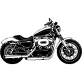 Harley XLI200N Nightster Vinyl Sticker/Decal 12" wide 